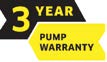 Karcher 3-Year Pump Warranty
