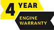 Karcher 4-Year Engine Warranty