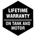 Limited Lifetime Tank & Motor Warranty