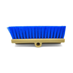 Brush, 10" Deck Scrub, Polystyrene Acme Thread Blue
