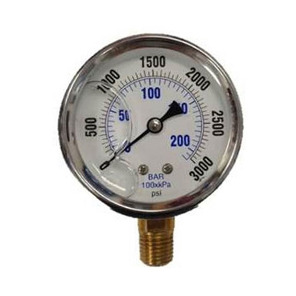 3000 Psi Pressure Gauge, Stainless Steel | Northstar Clean Concepts