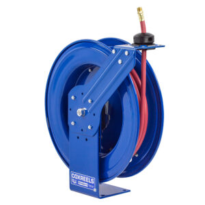 Coxreels Hose Reel, Spring Driven, 3/8" Hose x 50' Capacity