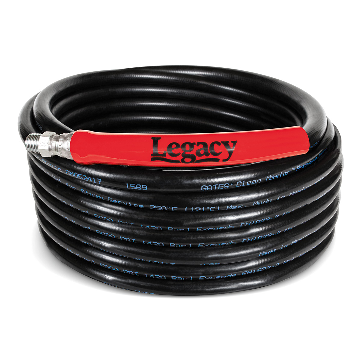 Legacy Pressure Washer Hose, 3/8" ID, 6000 PSI 2-Wire, SWxSO
