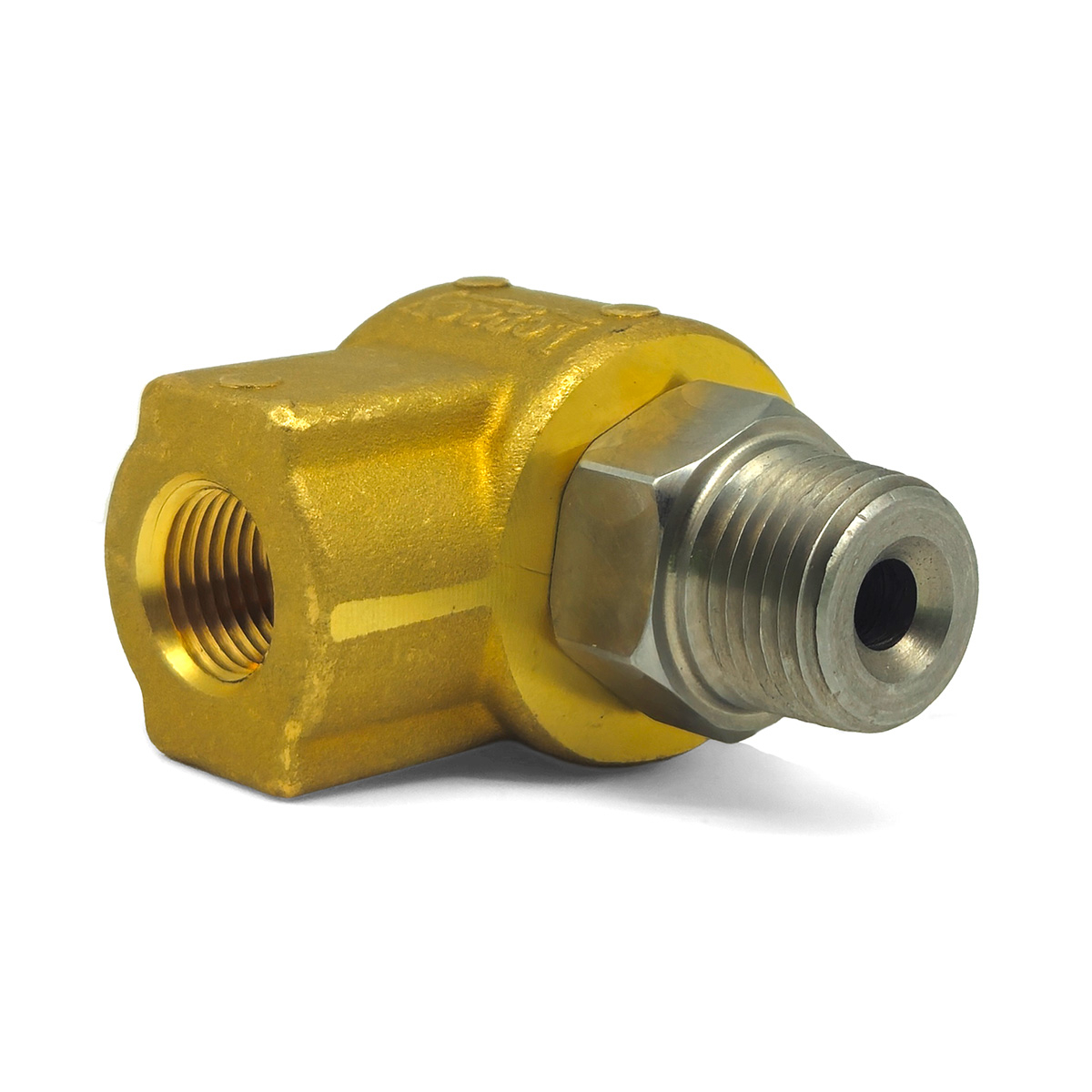 Legacy 90° Swivel, MPT x FPT, 5000 PSI Brass - Image 2